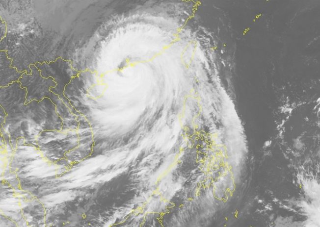 Mangkhut hurricane landed in China