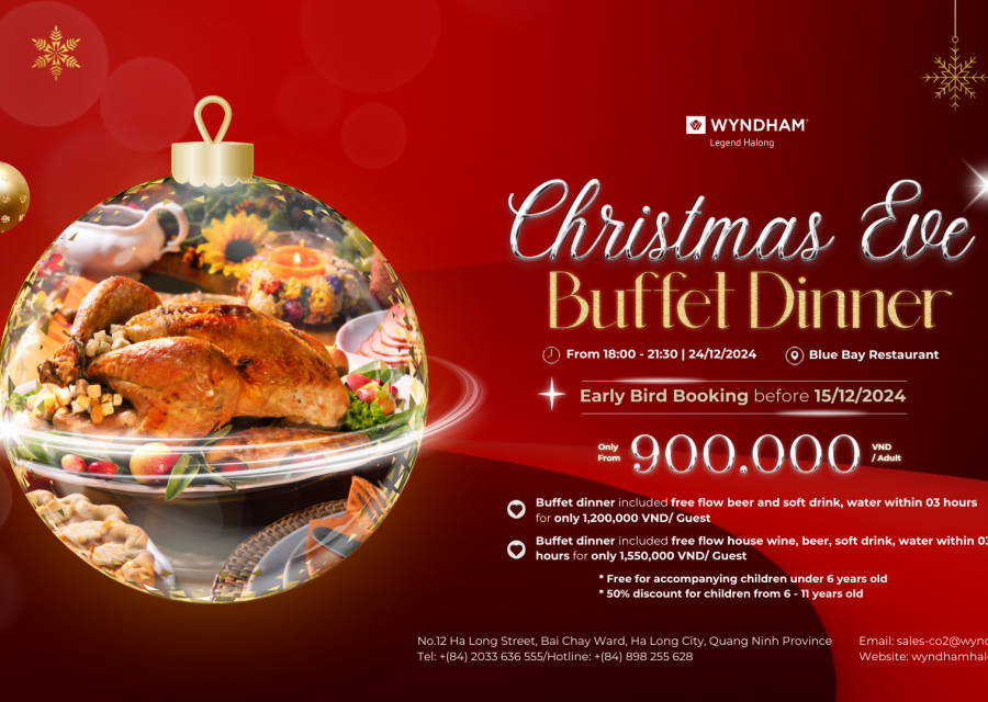 ❄️Tận hưởng đêm Giáng Sinh Thắp Sáng - Christmas Buffet Bên Vịnh Di Sản