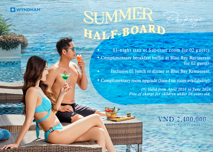 Summer half-board package