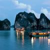 Beautiful night In Halong City