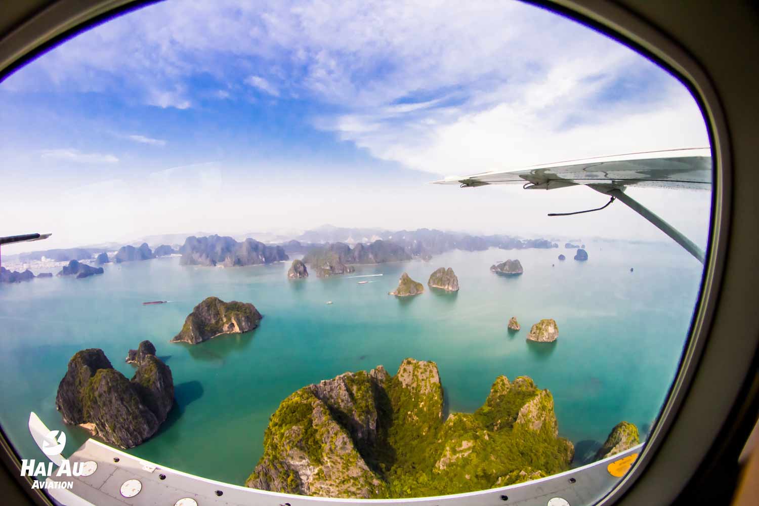 Ha Long bay view from the seaplane