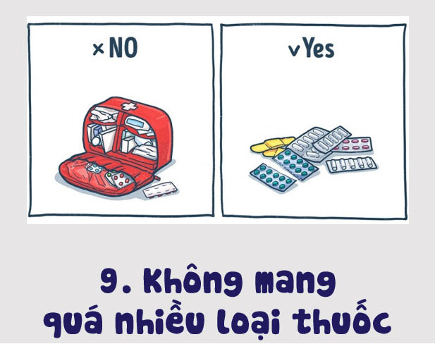 Mẹo gấp đồ nhỏ gọn để vali 9 