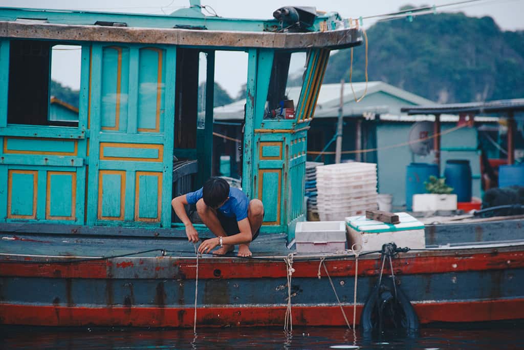 Làng chài Cửa Vạn, Hạ Long, Quảng Ninh