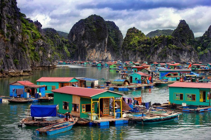 Thăm các làng chài trên Vịnh Thăm các làng chài trên Vịnh