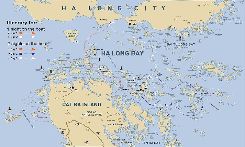 Bản đồ Hạ Long